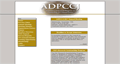 Desktop Screenshot of adpccj.com